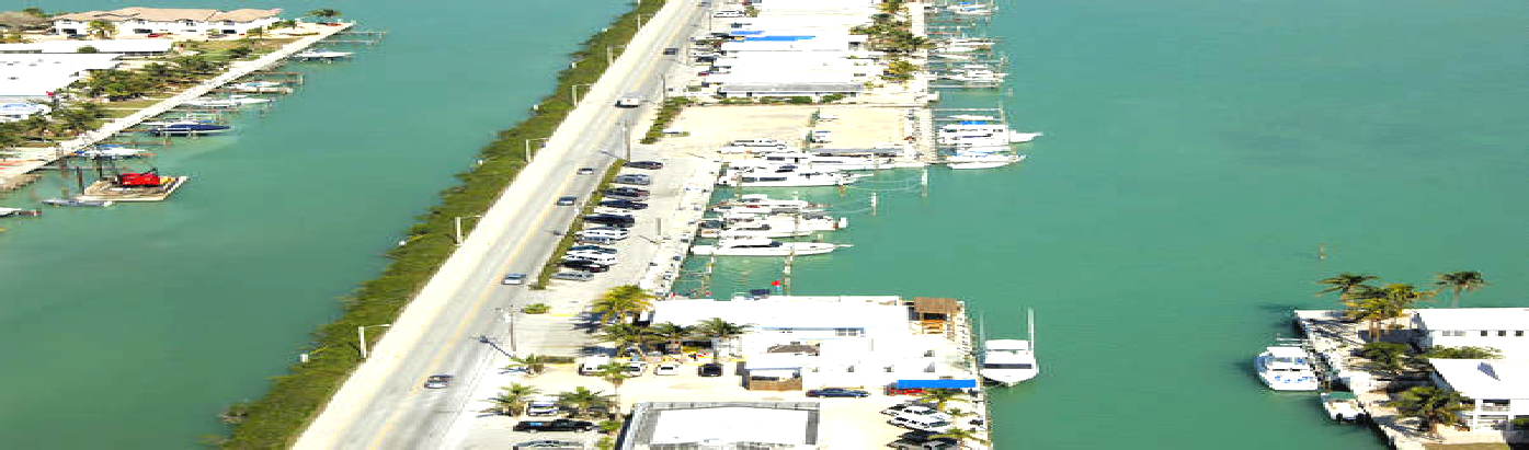 Ariel View of Key Colony Beach Marina